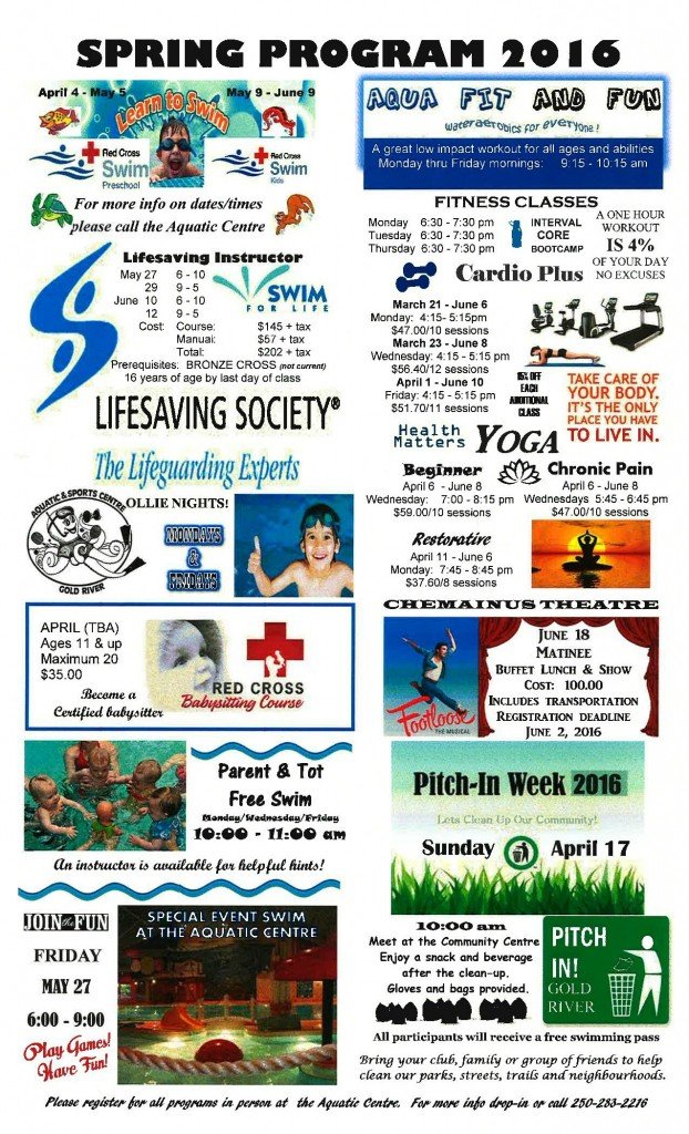 Spring 2016 Programs
