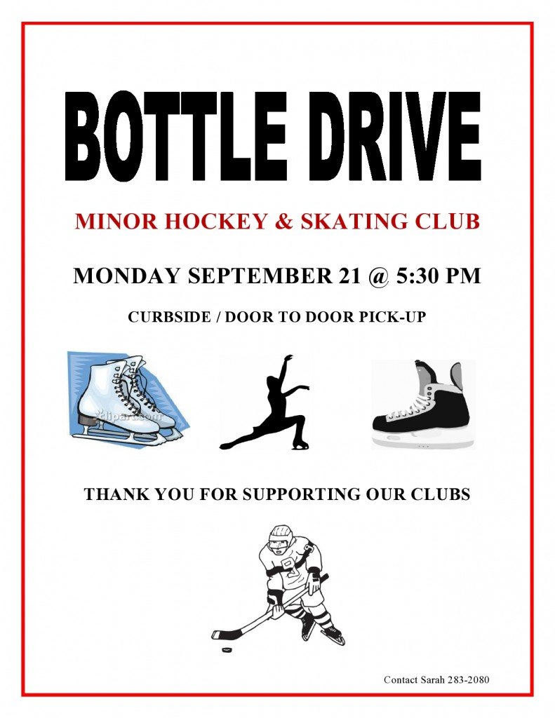 BOTTLE DRIVE-HOCKEY-SKATING