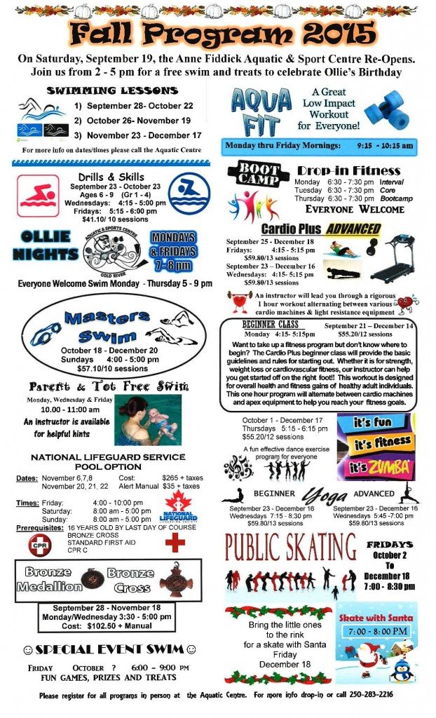 Fall Pool Programs