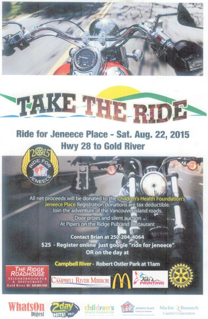 Ride for Jeneece Place