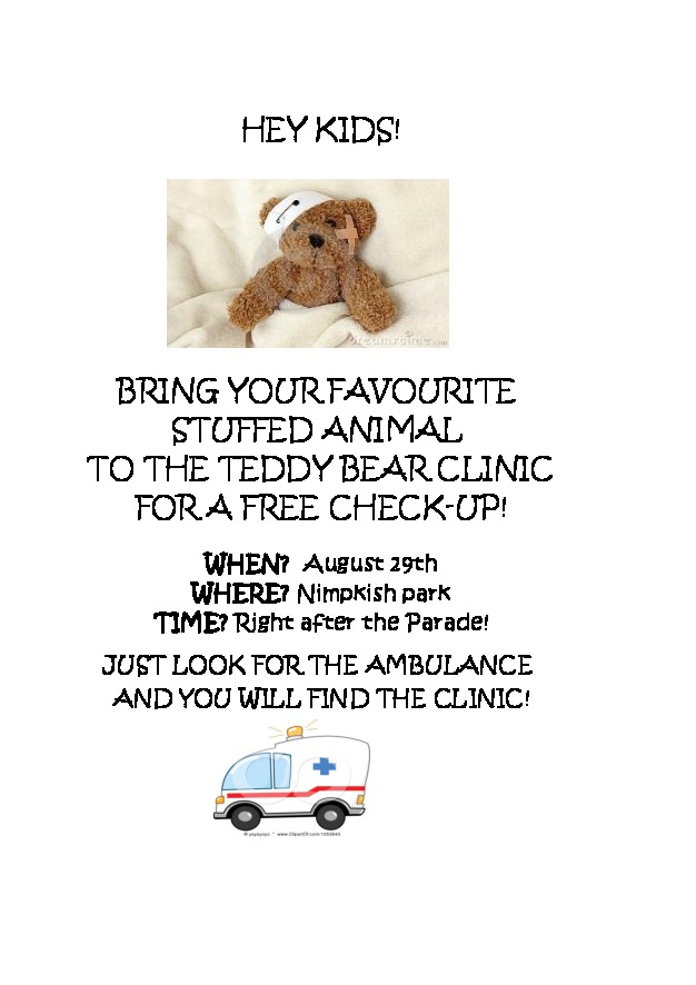 TEDDY BEAR CLINIC