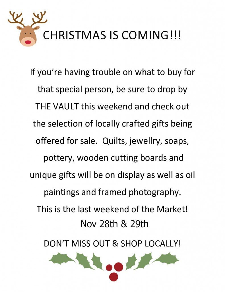 CHRISTMAS IS COMING