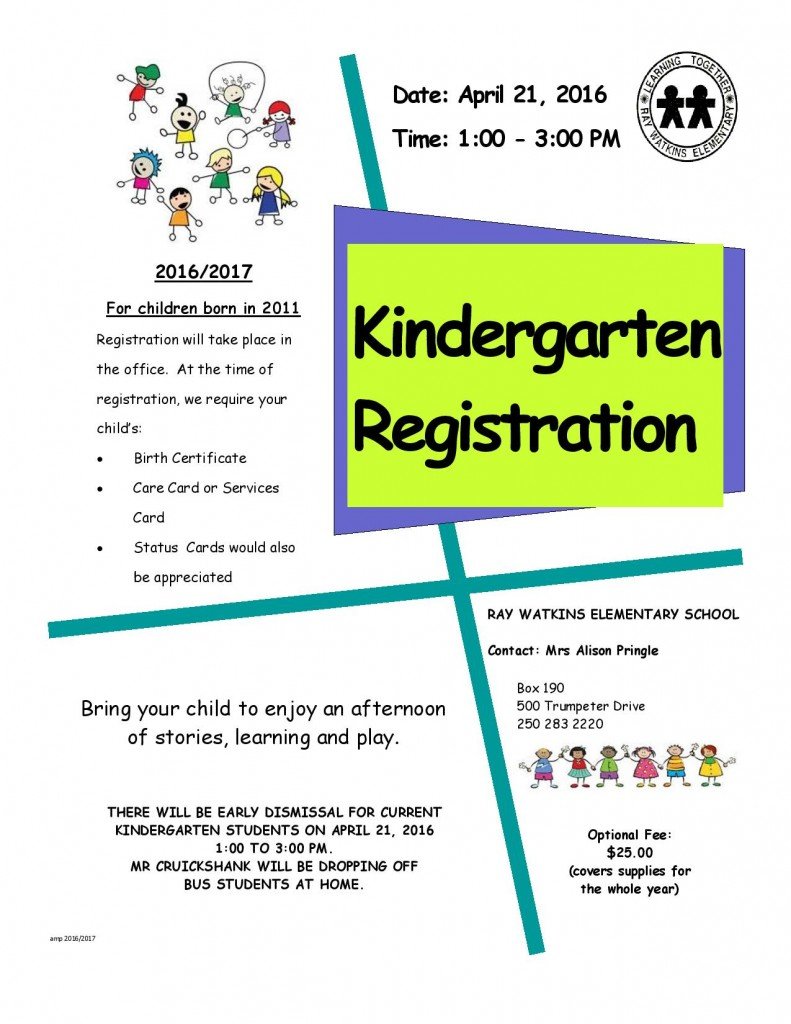 K Registration Poster 2016