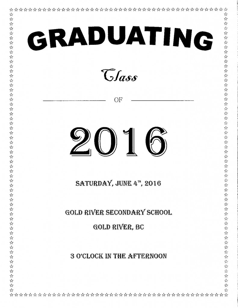 Grad 2016 Announcement