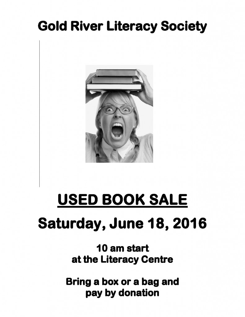 Literacy Society Book Sale poster II June 18 2016-page0001