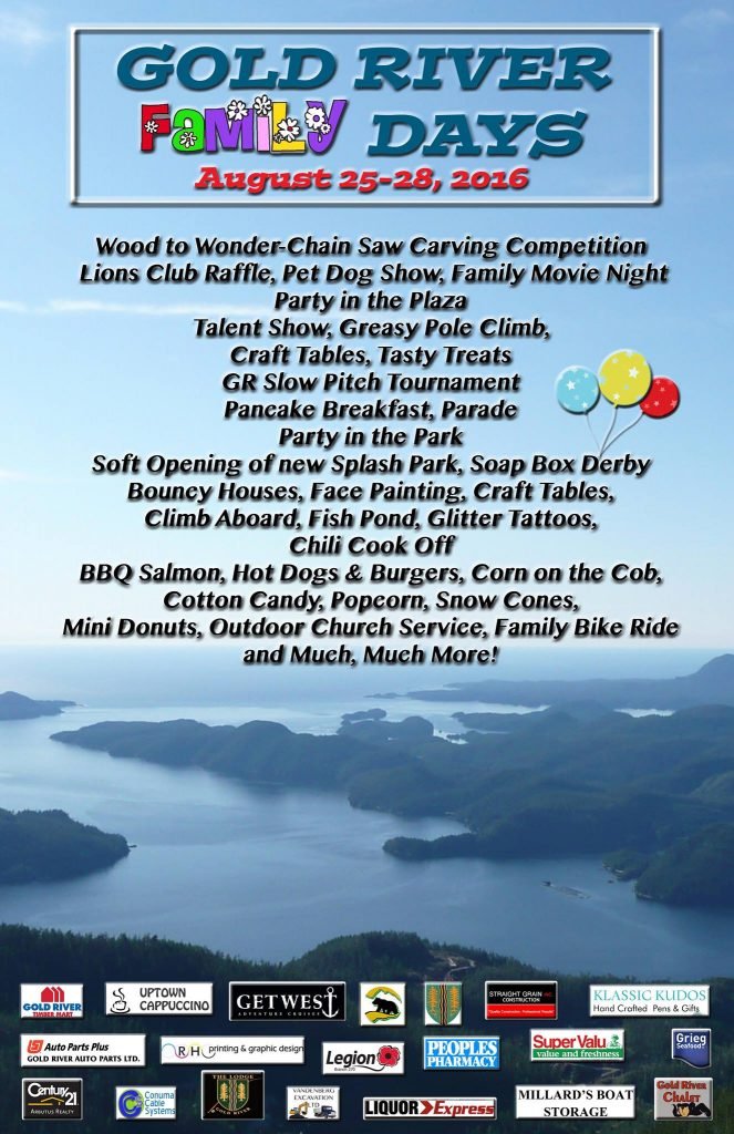 Gold River Family Days Poster