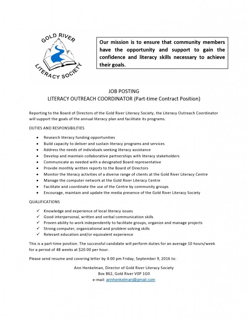 JOB POSTING