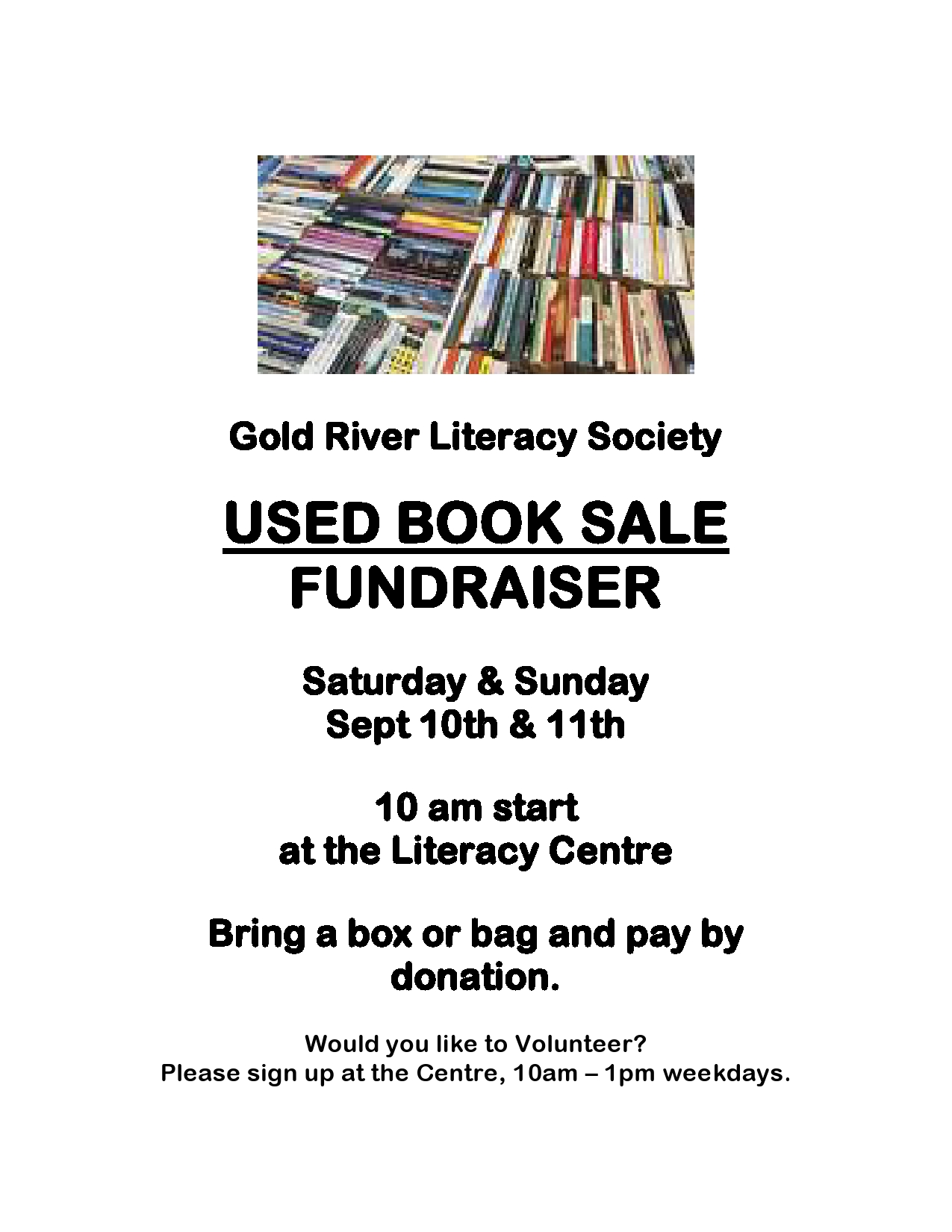 Book Sale Poster