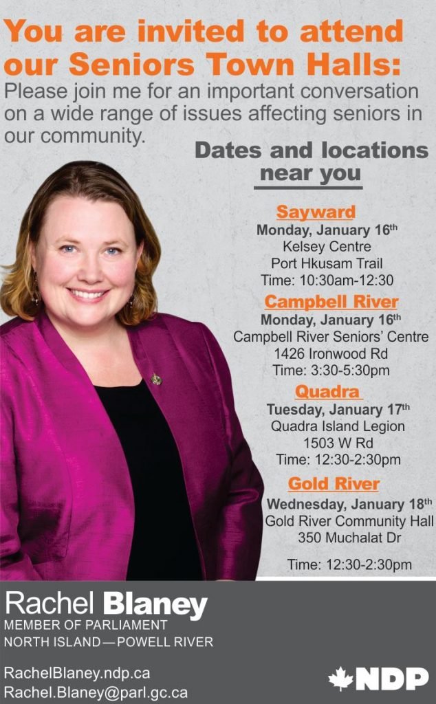 Seniors Town Halls